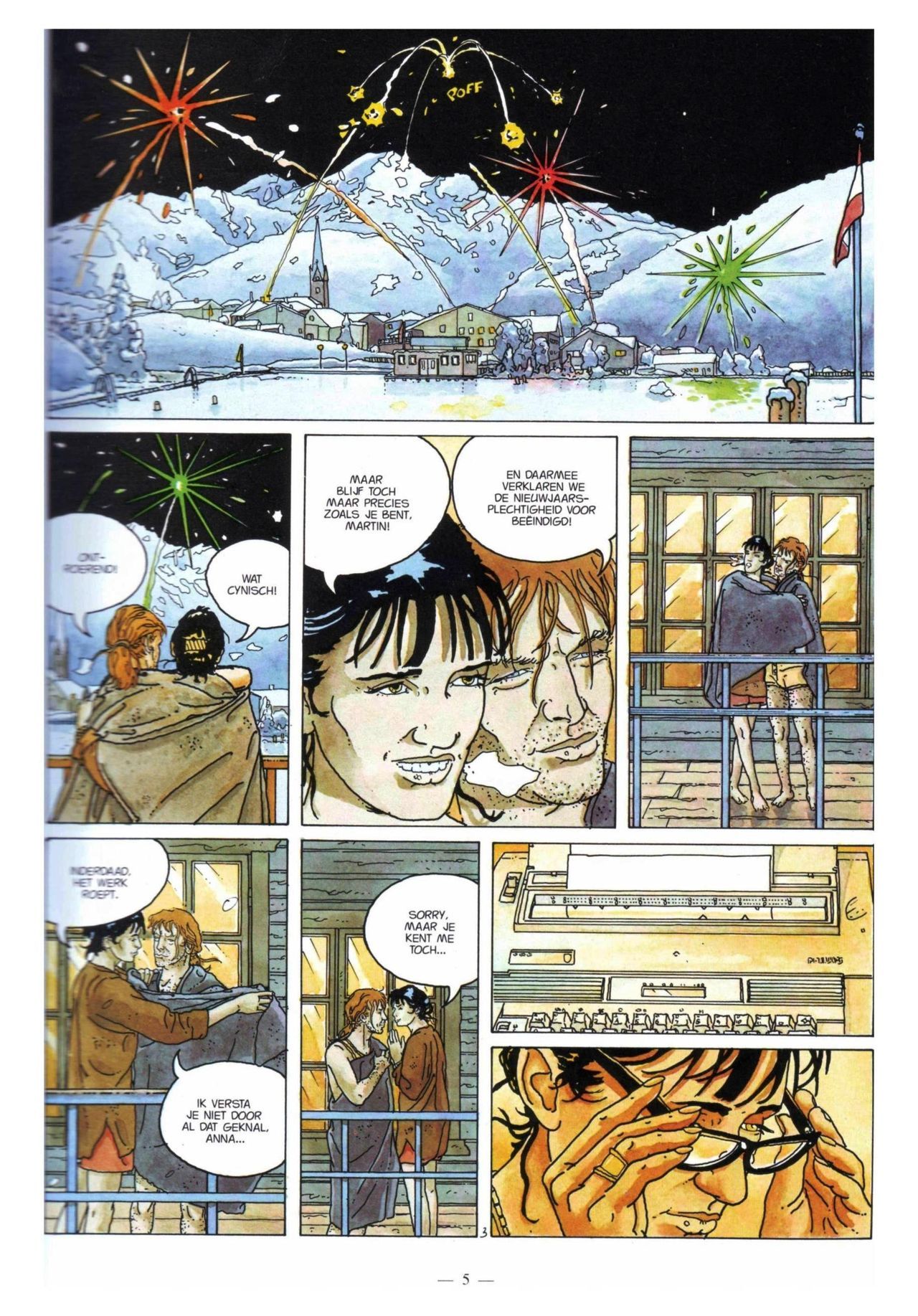 Anna Stein - 03 - De Laatste Alpengloed (Dutch) Engelstalige strips die op deze site staan, hier is de Nederlandse uitgave! 5