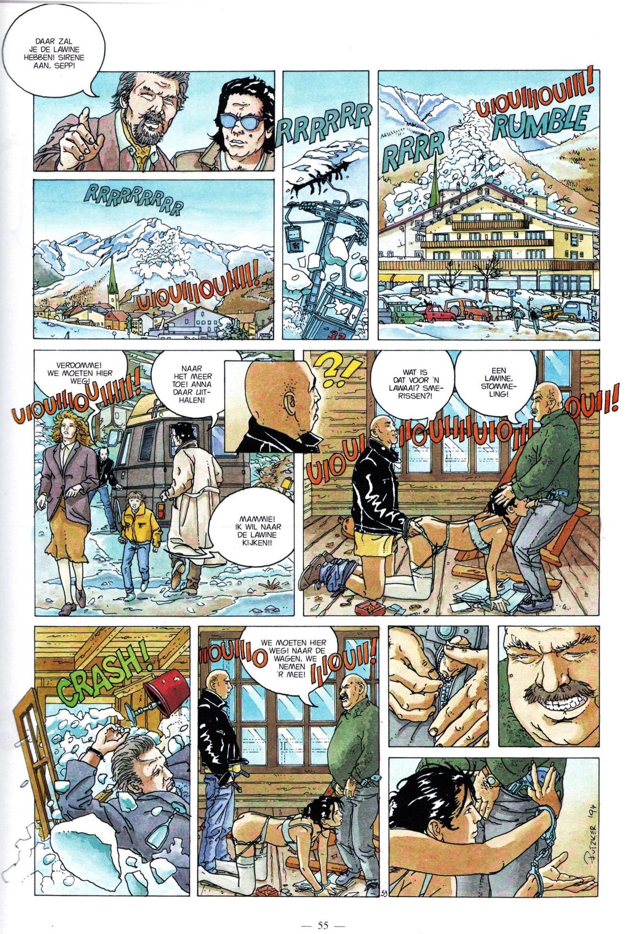 Anna Stein - 03 - De Laatste Alpengloed (Dutch) Engelstalige strips die op deze site staan, hier is de Nederlandse uitgave! 55
