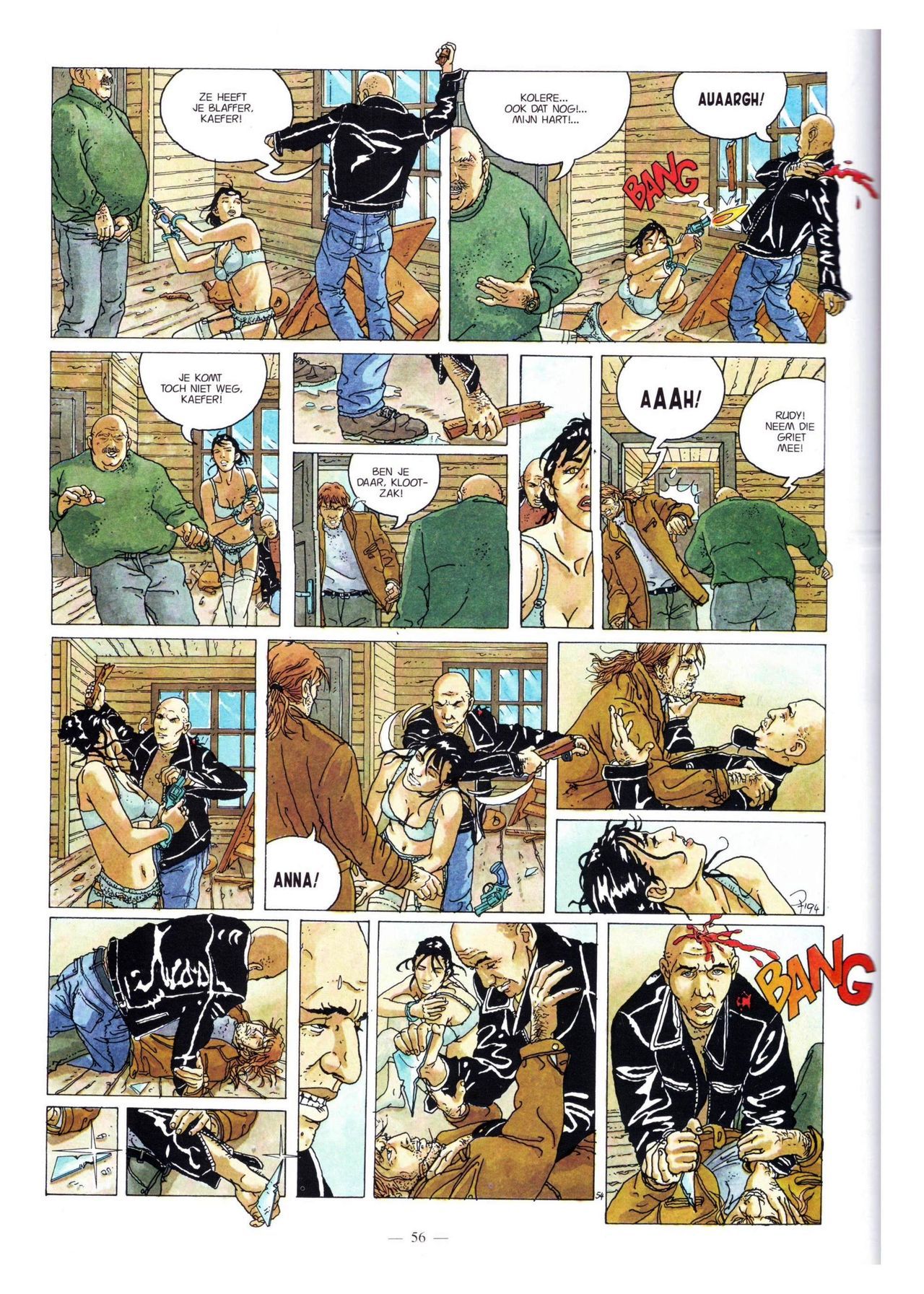 Anna Stein - 03 - De Laatste Alpengloed (Dutch) Engelstalige strips die op deze site staan, hier is de Nederlandse uitgave! 56