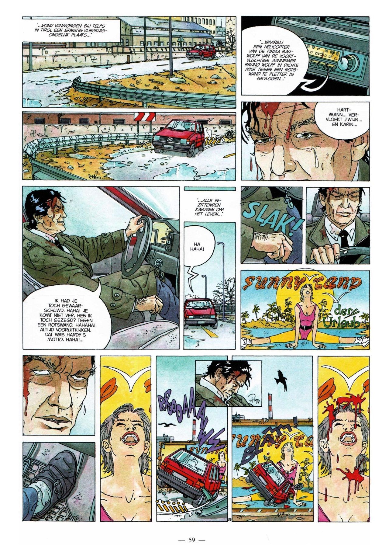 Anna Stein - 03 - De Laatste Alpengloed (Dutch) Engelstalige strips die op deze site staan, hier is de Nederlandse uitgave! 59