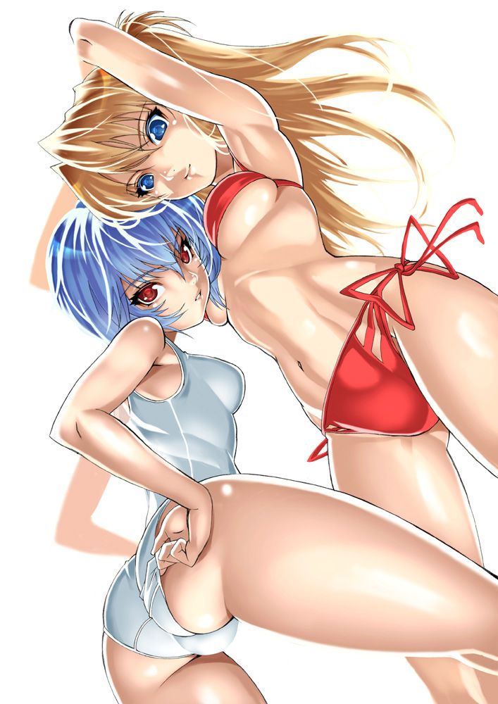 «Neon Genesis Evangelion» meat urinal Cougars in heat! Soryu Asuka Langley hentai images 15