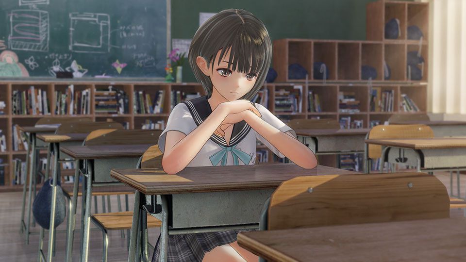 "Blue reflection, classmate of the girls I introduced everyone naked in illustrations 3