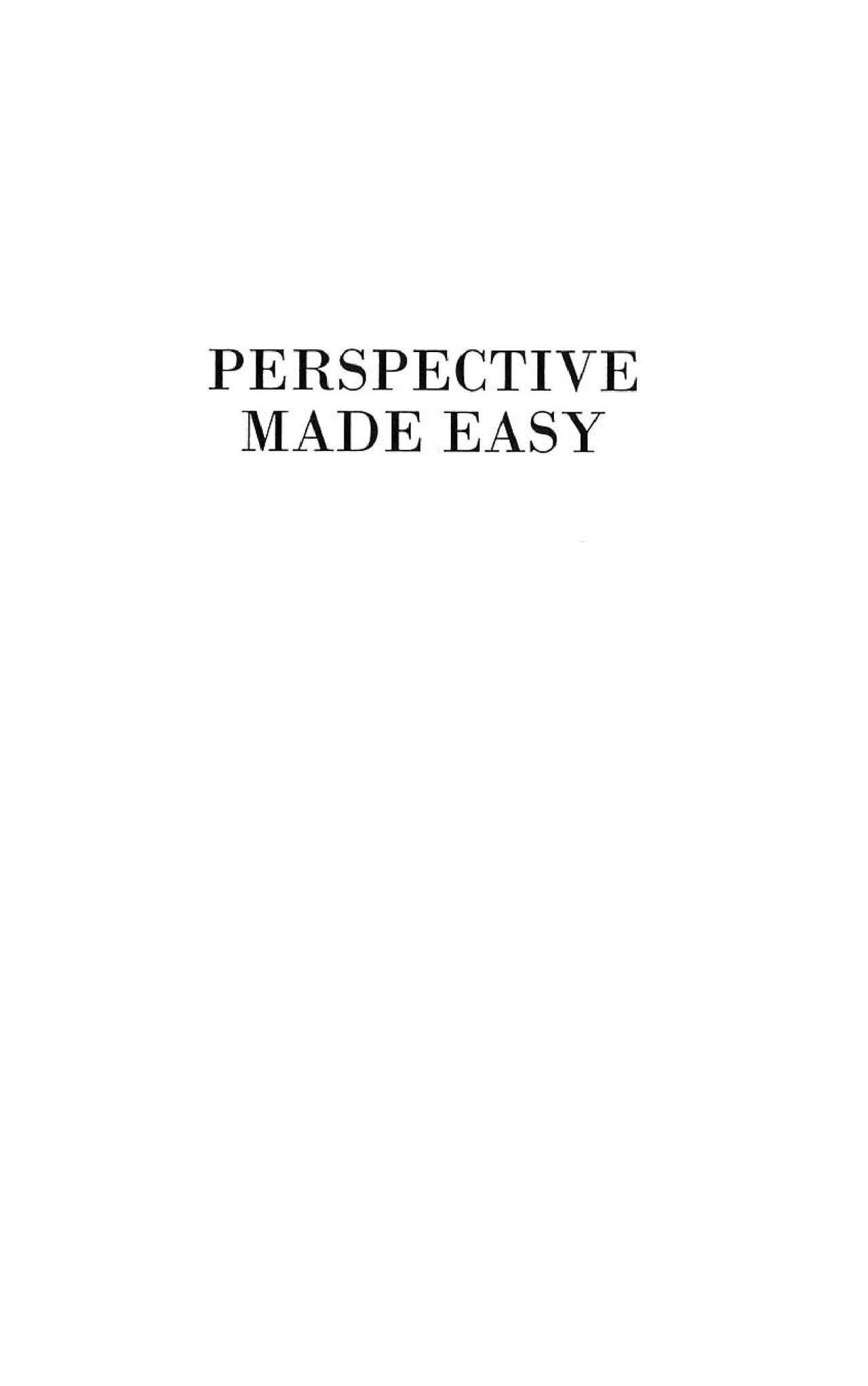 Perspective Made Easy 2