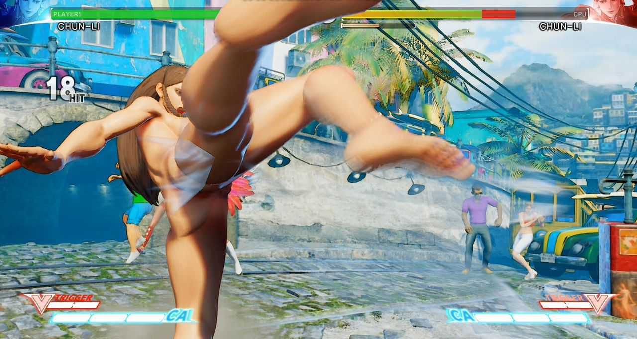 [Erotic MOD image: Chun-Li's and getting breasts, thighs whip lash too [Street Fighter V] 14
