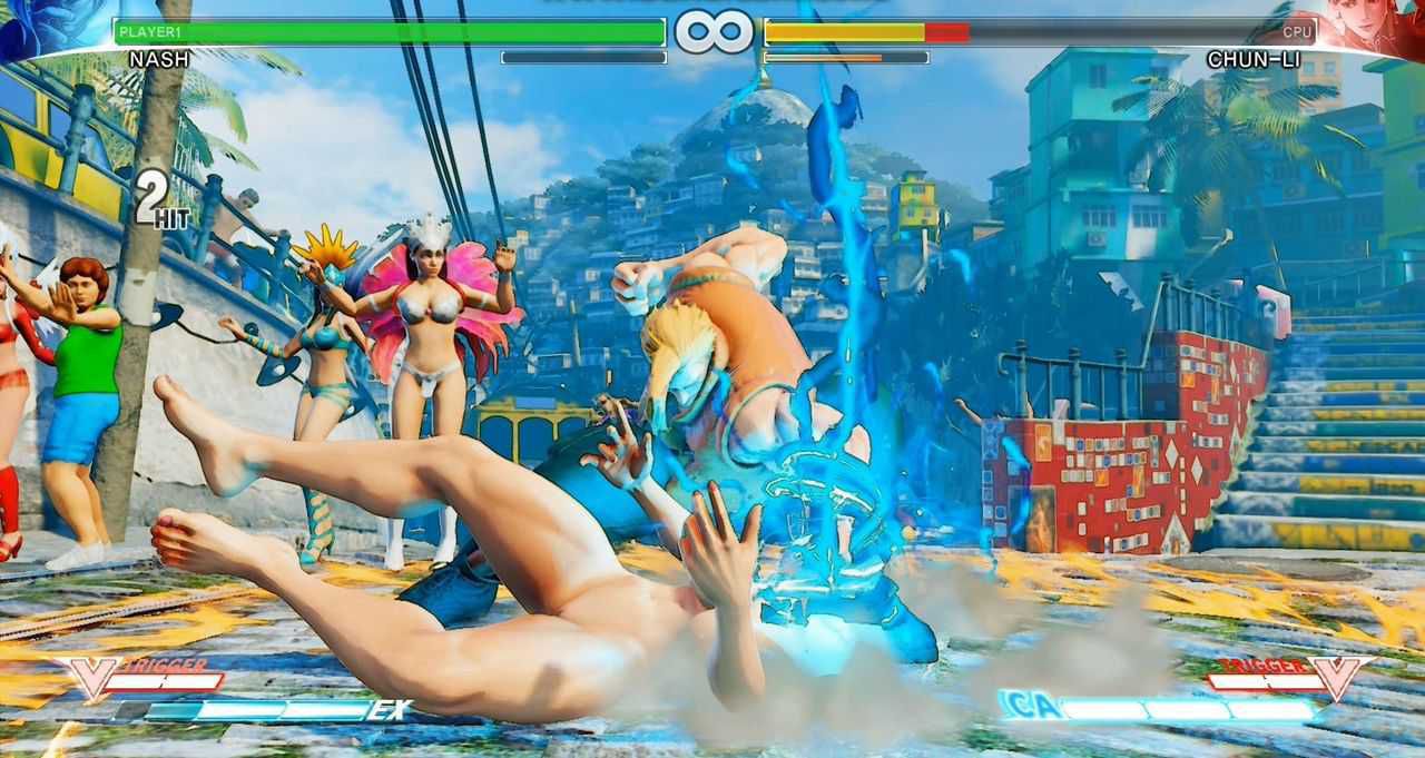 [Erotic MOD image: Chun-Li's and getting breasts, thighs whip lash too [Street Fighter V] 23