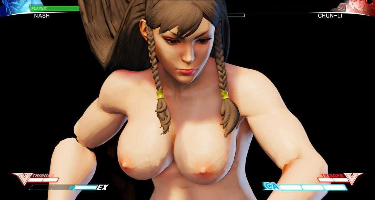 [Erotic MOD image: Chun-Li's and getting breasts, thighs whip lash too [Street Fighter V] 25