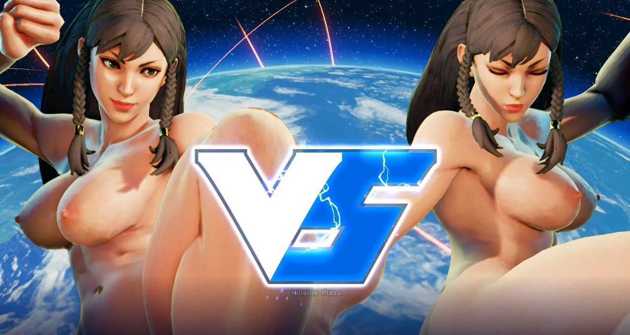 [Erotic MOD image: Chun-Li's and getting breasts, thighs whip lash too [Street Fighter V] 4