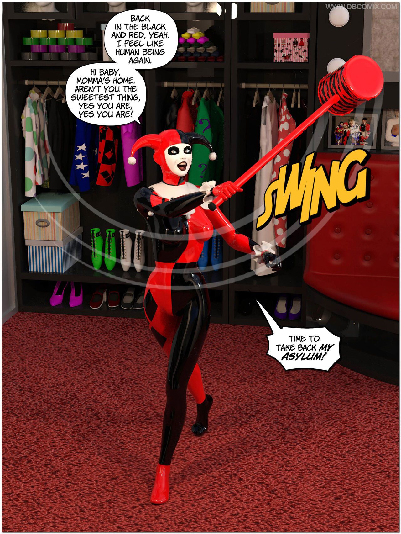 [DBComix] New Arkham For Superheroines 17 - The Last Party 37