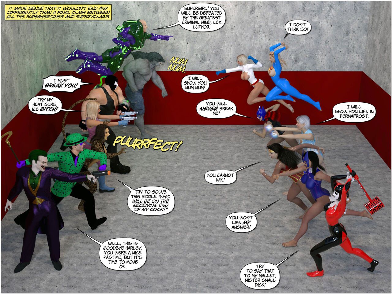 [DBComix] New Arkham For Superheroines 17 - The Last Party 60