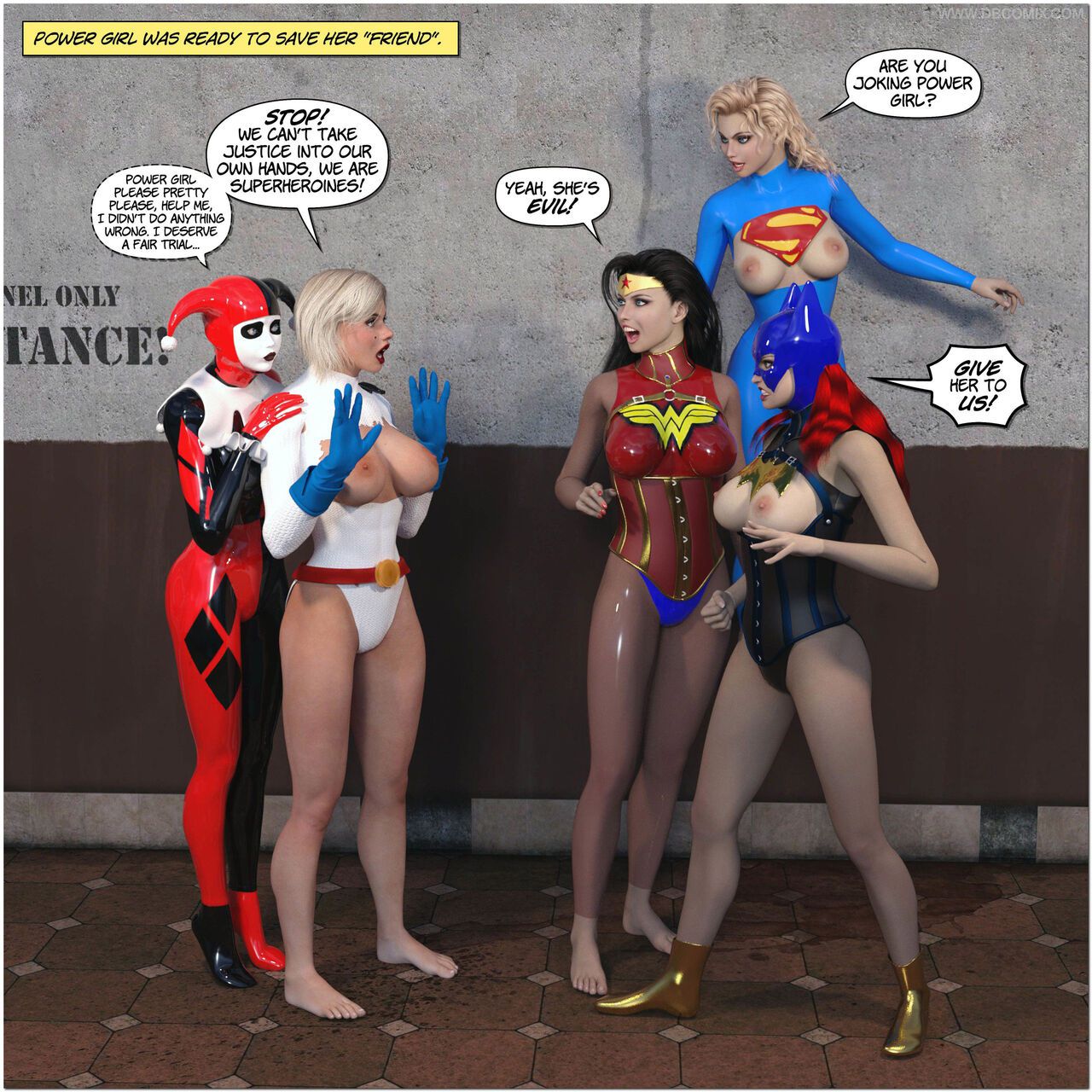 [DBComix] New Arkham For Superheroines 17 - The Last Party 64