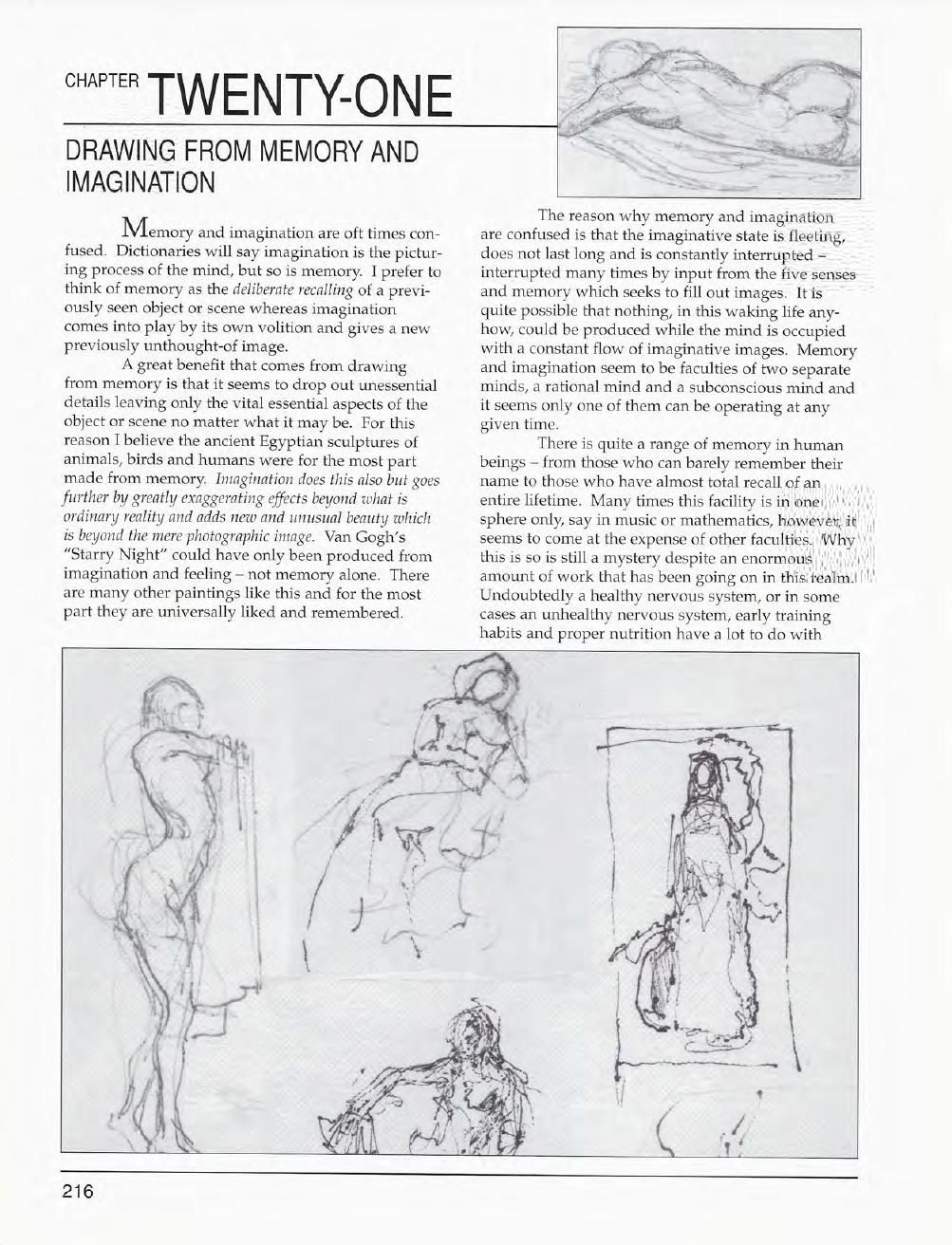 Mastering Drawing the Human Figure: From Life, Memory and Imagination 217