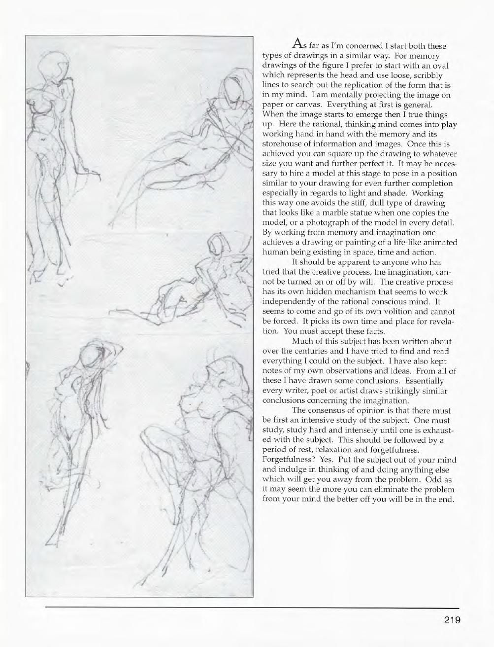 Mastering Drawing the Human Figure: From Life, Memory and Imagination 220