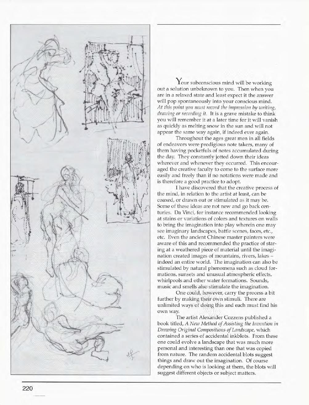 Mastering Drawing the Human Figure: From Life, Memory and Imagination 221