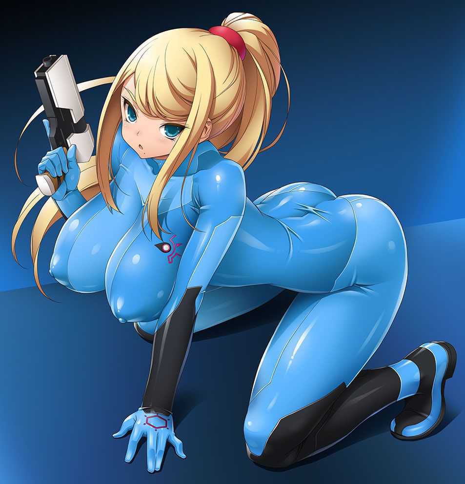 [Secondary erotic images: unbearable body whip lash from Metroid Samus 3