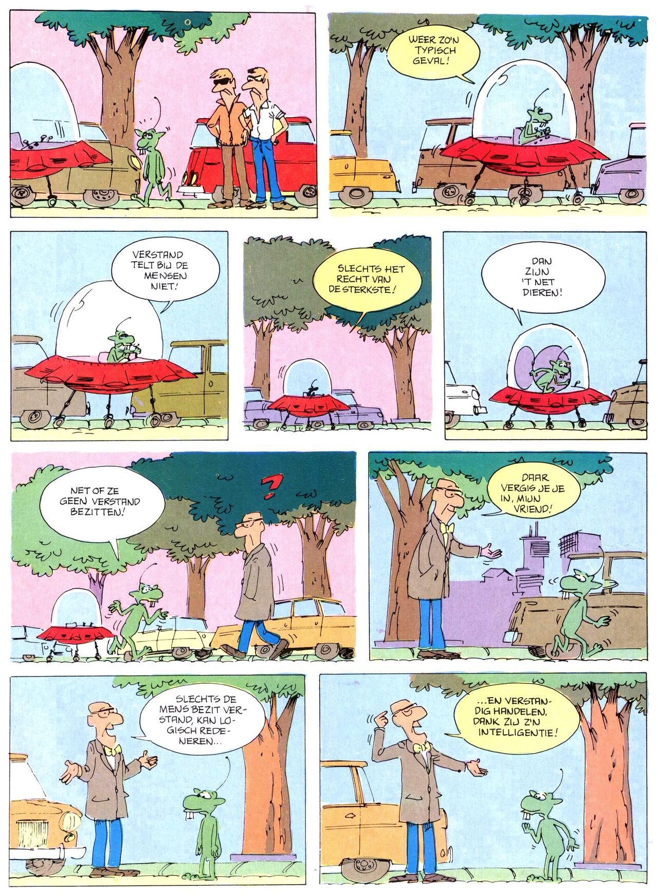 Het Is Groen En Het.. - 02 - Verboden Op Het Gras Te Lopen (Dutch) Een oude humoristische serie van Pat Mallet 12