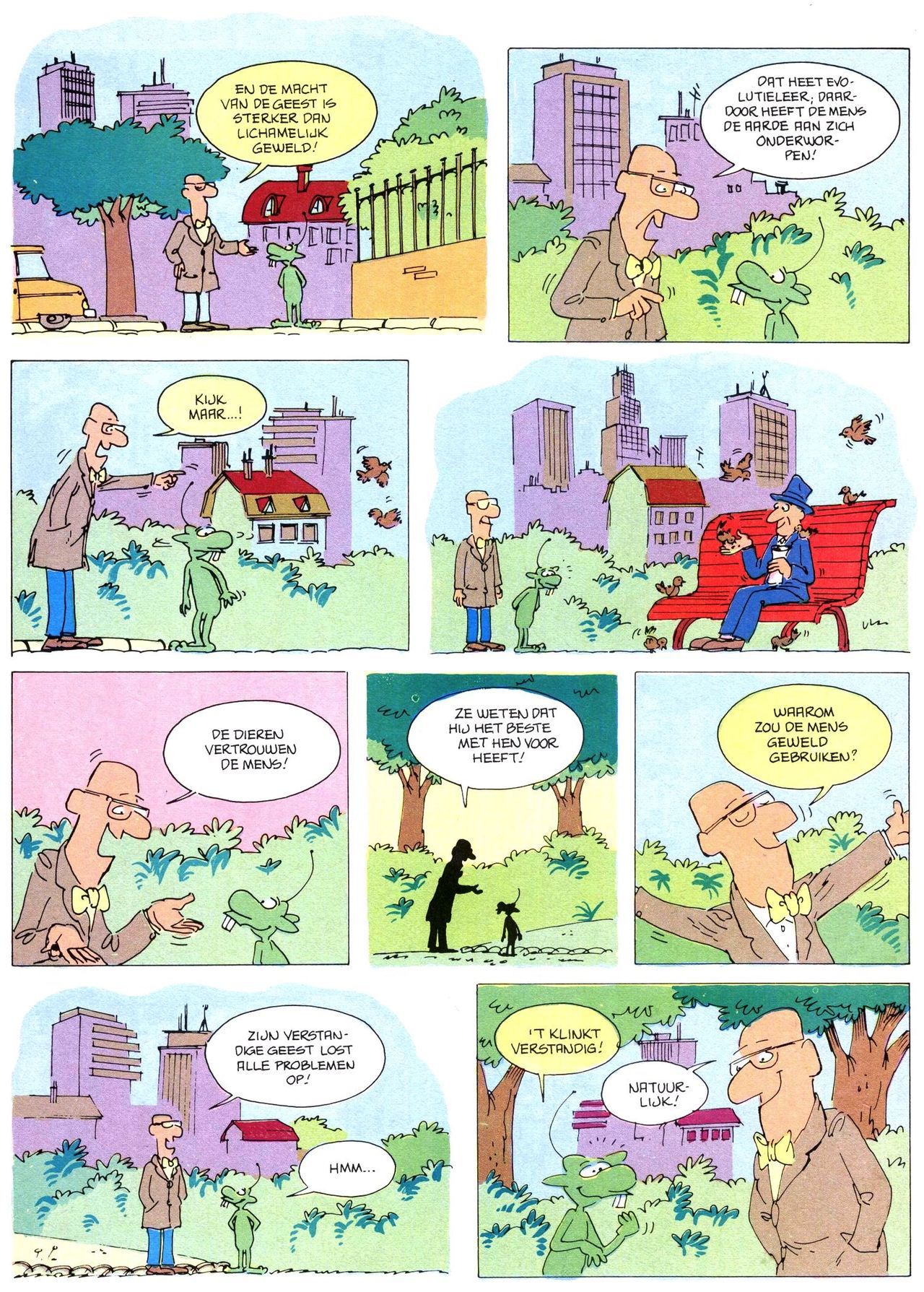 Het Is Groen En Het.. - 02 - Verboden Op Het Gras Te Lopen (Dutch) Een oude humoristische serie van Pat Mallet 13
