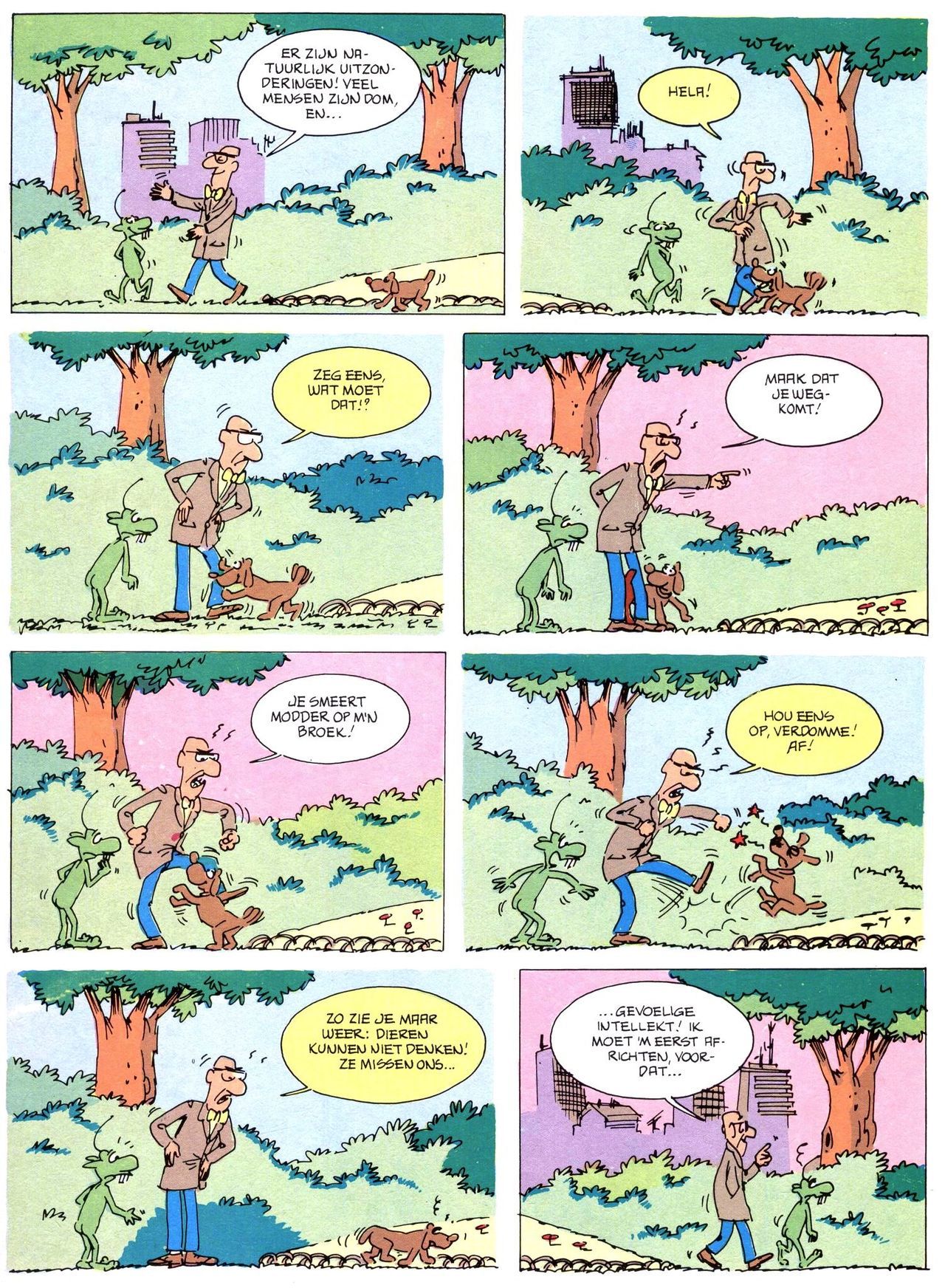 Het Is Groen En Het.. - 02 - Verboden Op Het Gras Te Lopen (Dutch) Een oude humoristische serie van Pat Mallet 14