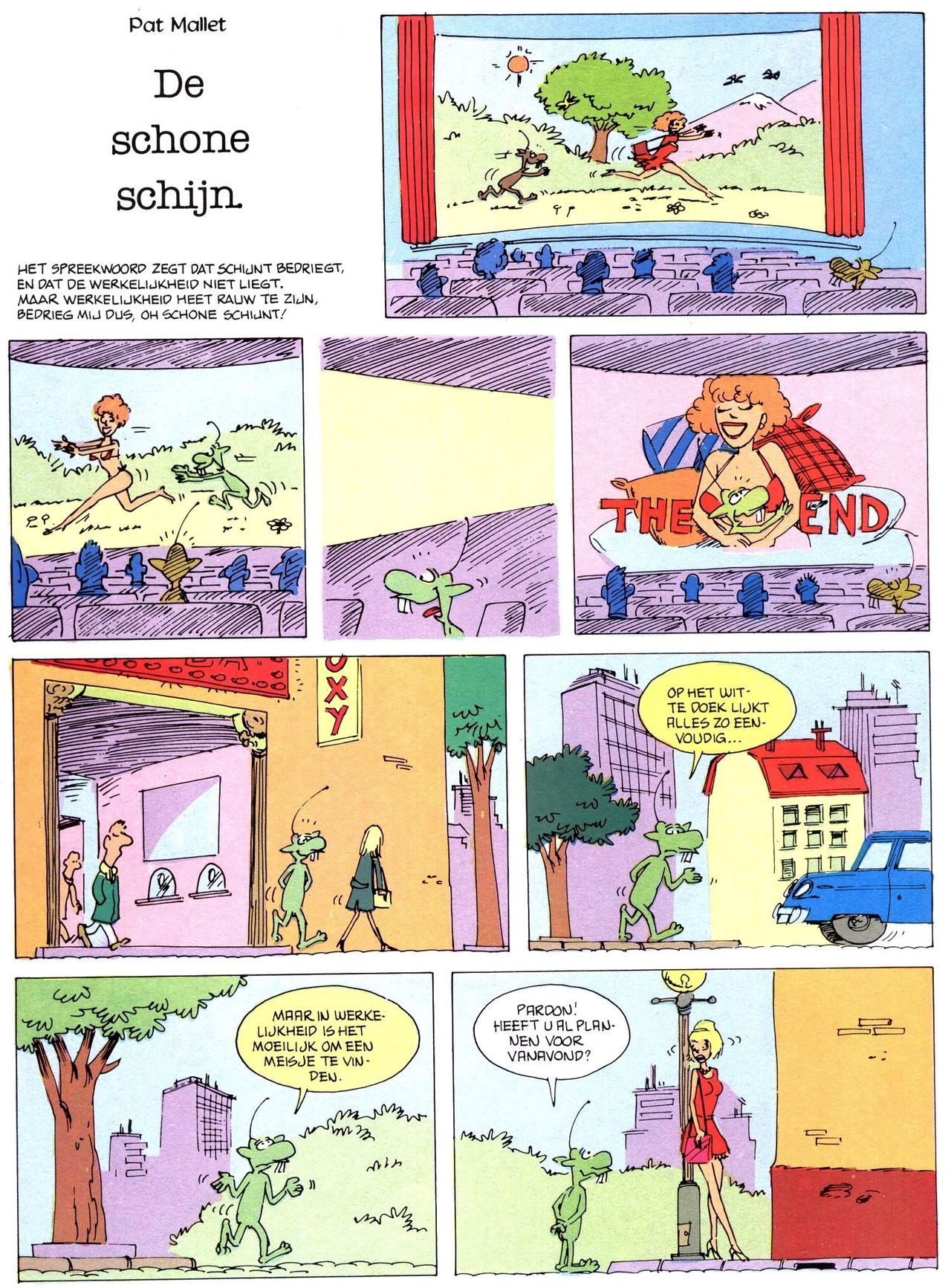 Het Is Groen En Het.. - 02 - Verboden Op Het Gras Te Lopen (Dutch) Een oude humoristische serie van Pat Mallet 15