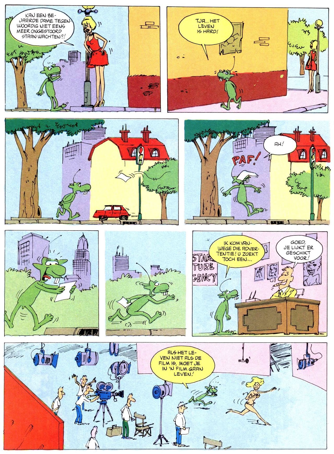 Het Is Groen En Het.. - 02 - Verboden Op Het Gras Te Lopen (Dutch) Een oude humoristische serie van Pat Mallet 16