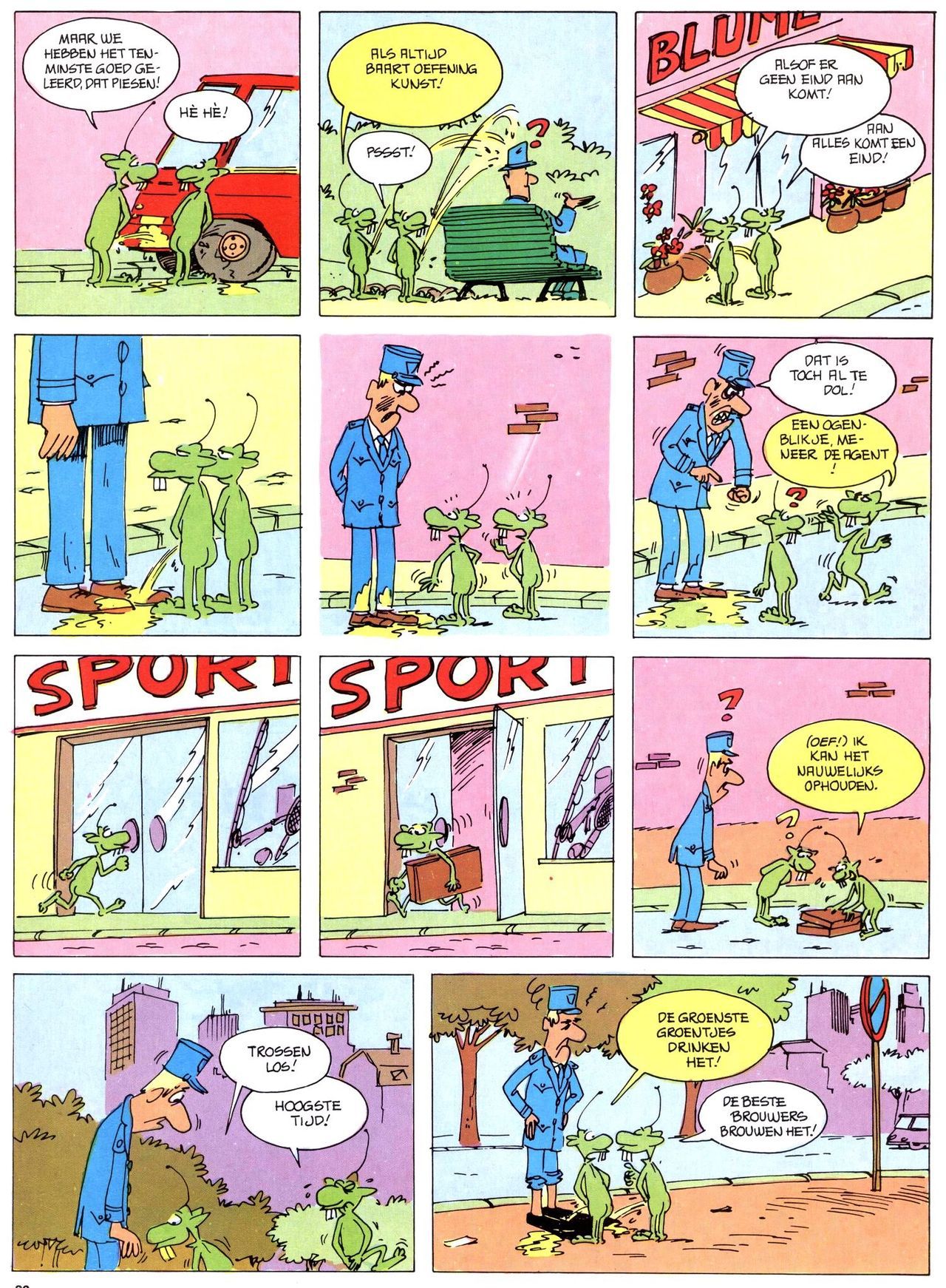 Het Is Groen En Het.. - 02 - Verboden Op Het Gras Te Lopen (Dutch) Een oude humoristische serie van Pat Mallet 18