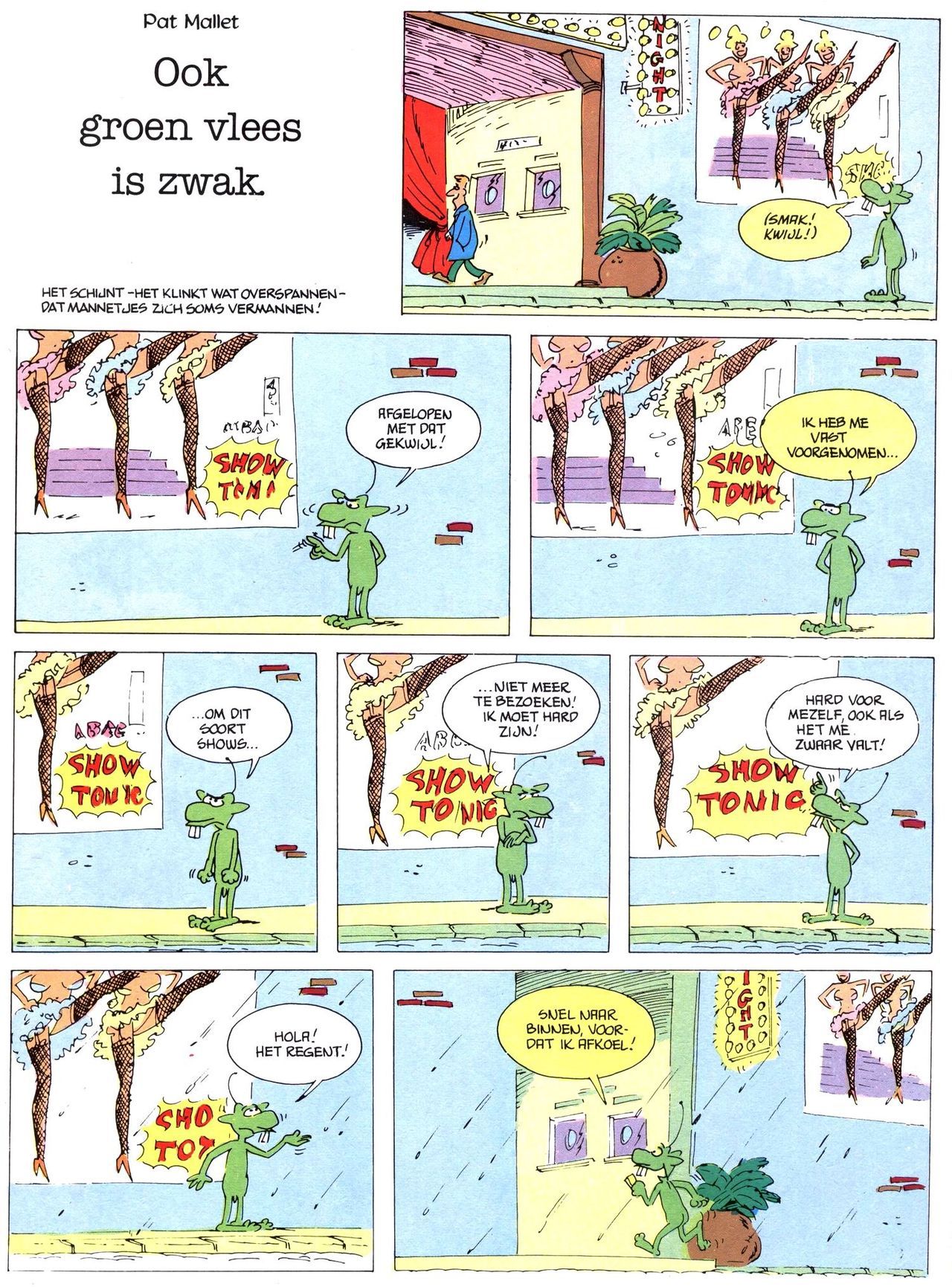 Het Is Groen En Het.. - 02 - Verboden Op Het Gras Te Lopen (Dutch) Een oude humoristische serie van Pat Mallet 26