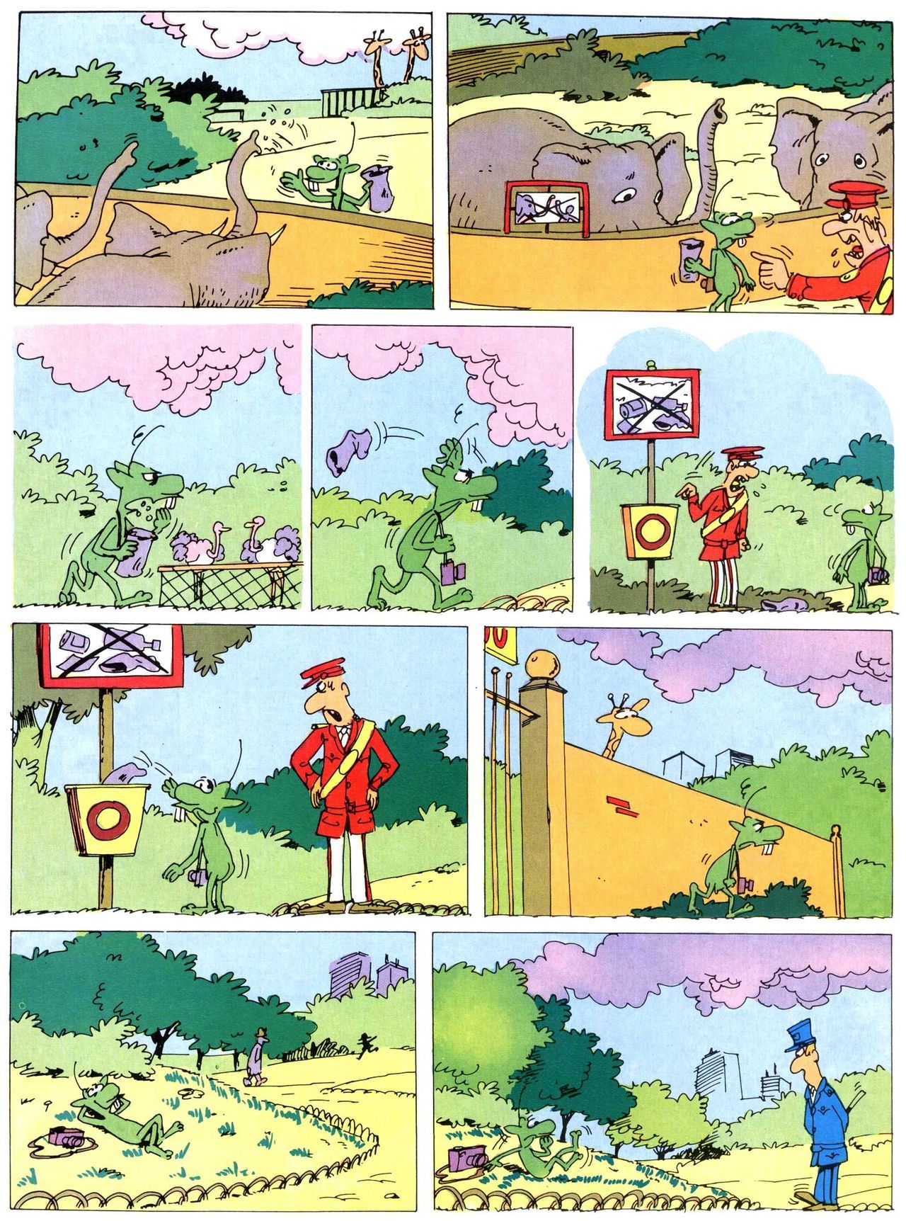 Het Is Groen En Het.. - 02 - Verboden Op Het Gras Te Lopen (Dutch) Een oude humoristische serie van Pat Mallet 29