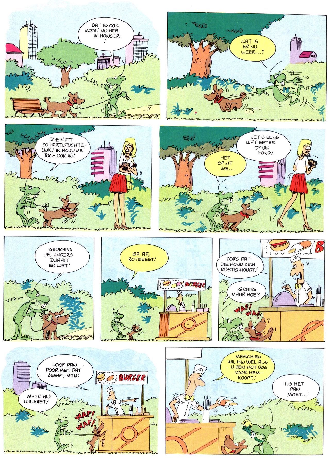 Het Is Groen En Het.. - 02 - Verboden Op Het Gras Te Lopen (Dutch) Een oude humoristische serie van Pat Mallet 35