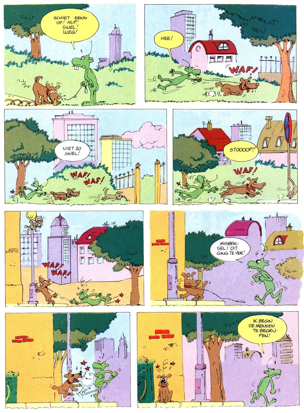 Het Is Groen En Het.. - 02 - Verboden Op Het Gras Te Lopen (Dutch) Een oude humoristische serie van Pat Mallet 36