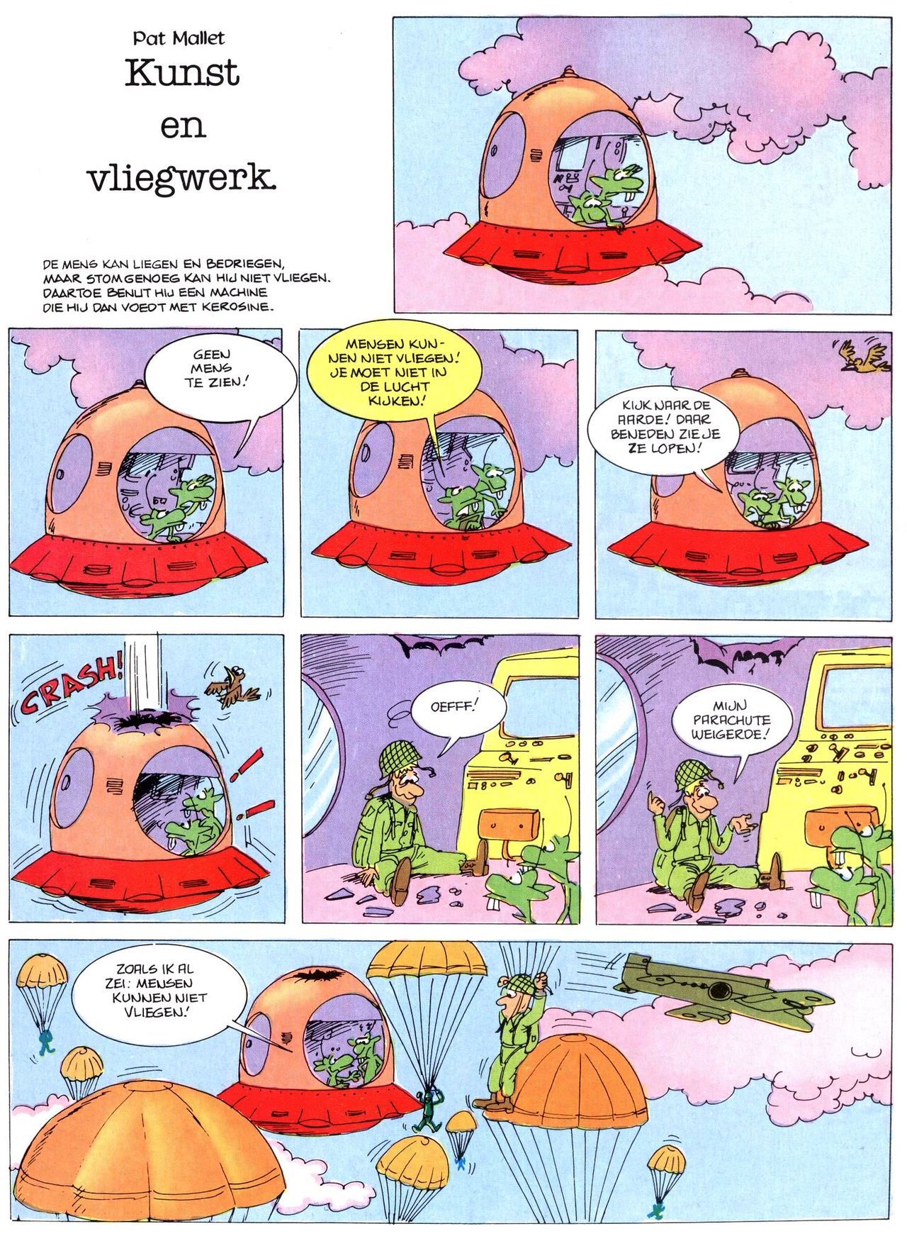 Het Is Groen En Het.. - 02 - Verboden Op Het Gras Te Lopen (Dutch) Een oude humoristische serie van Pat Mallet 37