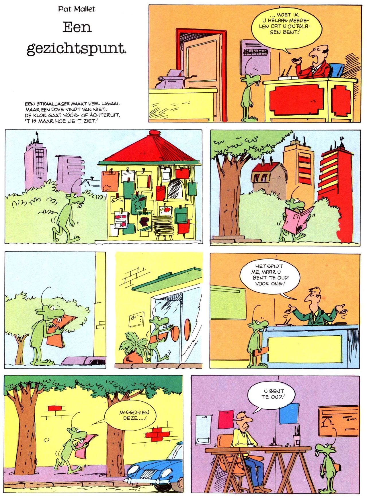 Het Is Groen En Het.. - 02 - Verboden Op Het Gras Te Lopen (Dutch) Een oude humoristische serie van Pat Mallet 43