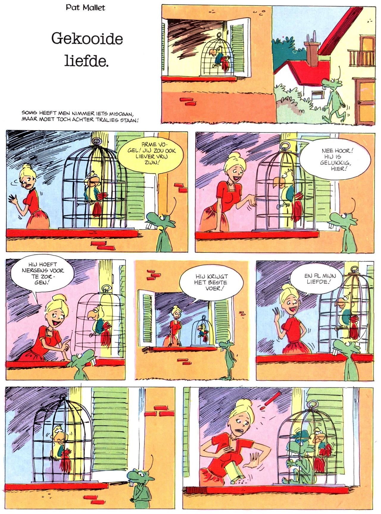 Het Is Groen En Het.. - 02 - Verboden Op Het Gras Te Lopen (Dutch) Een oude humoristische serie van Pat Mallet 45