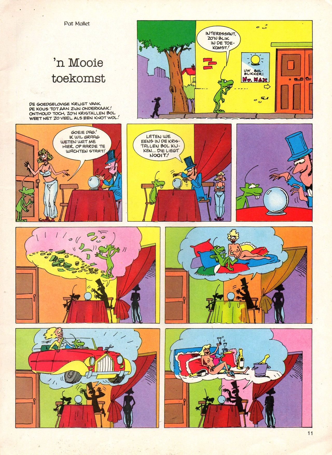 Het Is Groen En Het.. - 04 - Mag Ik Die Ballen.. OH, PARDON! (Dutch) Een oude humoristische serie van Pat Mallet 11