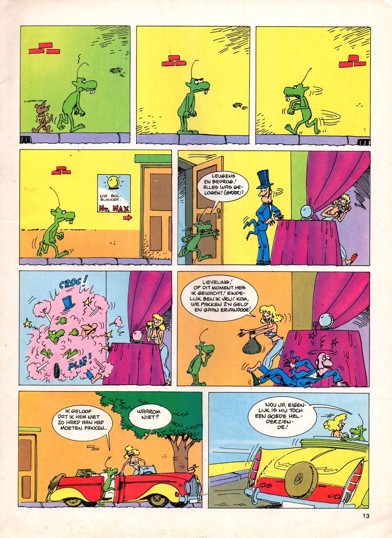 Het Is Groen En Het.. - 04 - Mag Ik Die Ballen.. OH, PARDON! (Dutch) Een oude humoristische serie van Pat Mallet 13