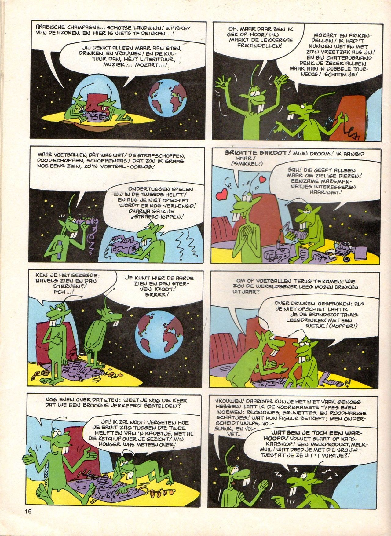 Het Is Groen En Het.. - 04 - Mag Ik Die Ballen.. OH, PARDON! (Dutch) Een oude humoristische serie van Pat Mallet 16
