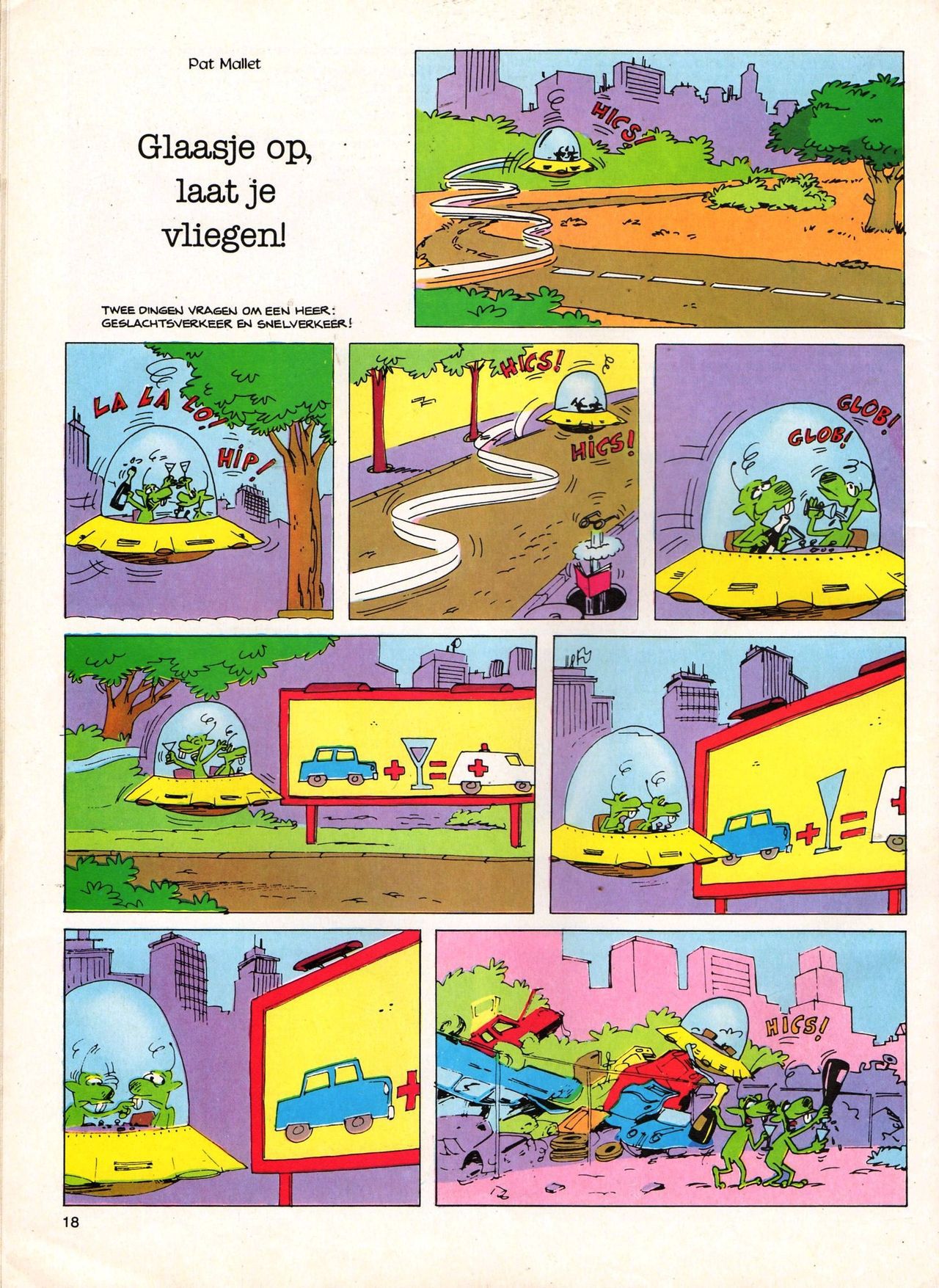 Het Is Groen En Het.. - 04 - Mag Ik Die Ballen.. OH, PARDON! (Dutch) Een oude humoristische serie van Pat Mallet 18