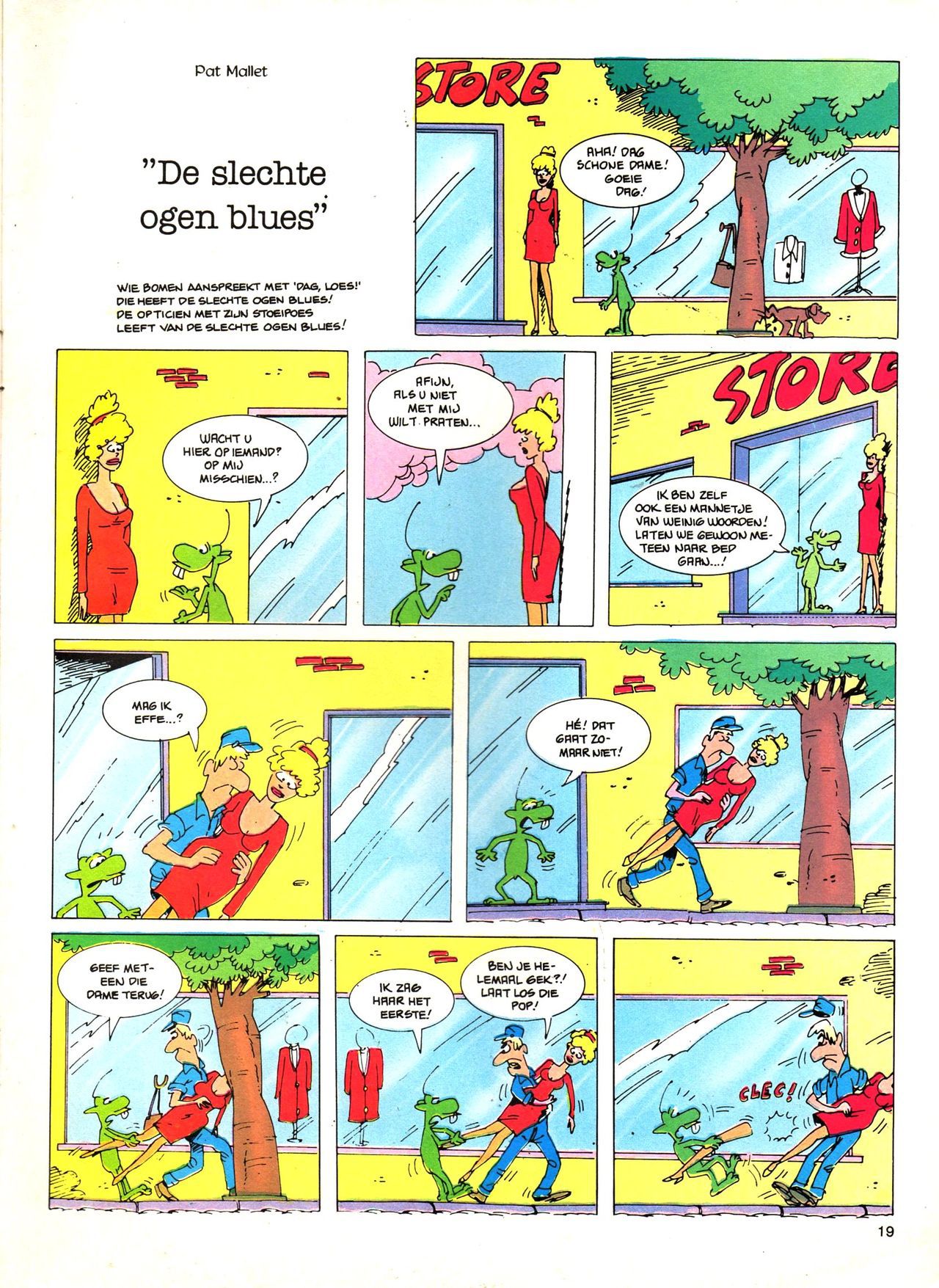 Het Is Groen En Het.. - 04 - Mag Ik Die Ballen.. OH, PARDON! (Dutch) Een oude humoristische serie van Pat Mallet 19