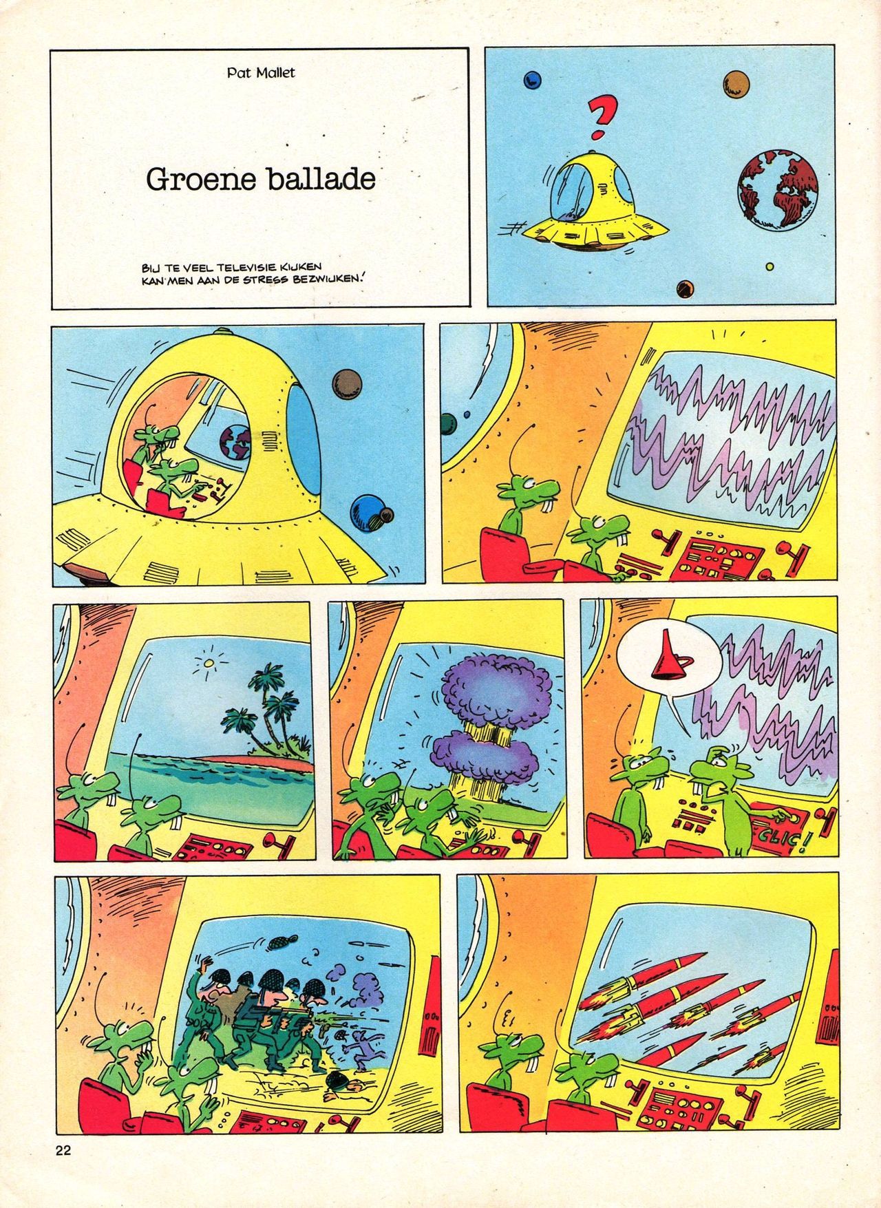 Het Is Groen En Het.. - 04 - Mag Ik Die Ballen.. OH, PARDON! (Dutch) Een oude humoristische serie van Pat Mallet 22