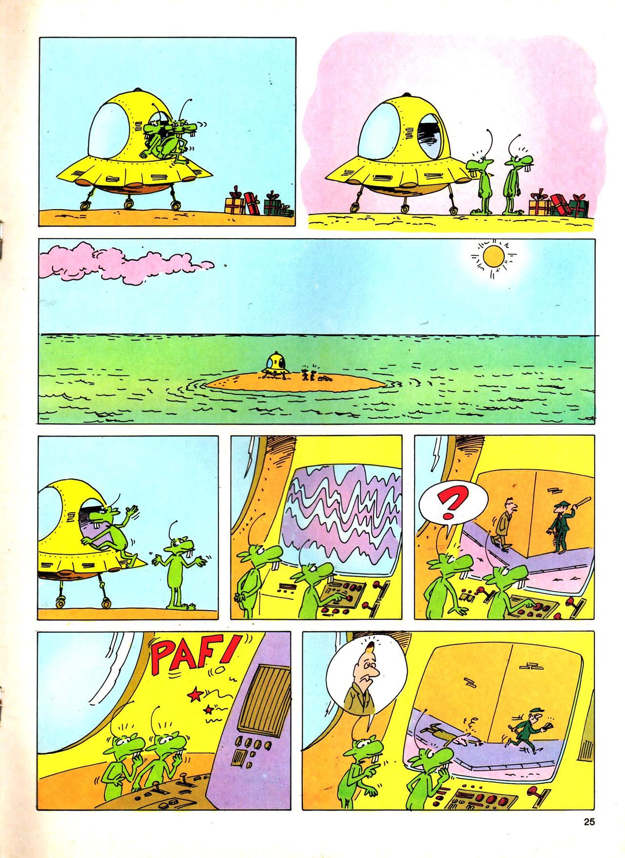 Het Is Groen En Het.. - 04 - Mag Ik Die Ballen.. OH, PARDON! (Dutch) Een oude humoristische serie van Pat Mallet 25