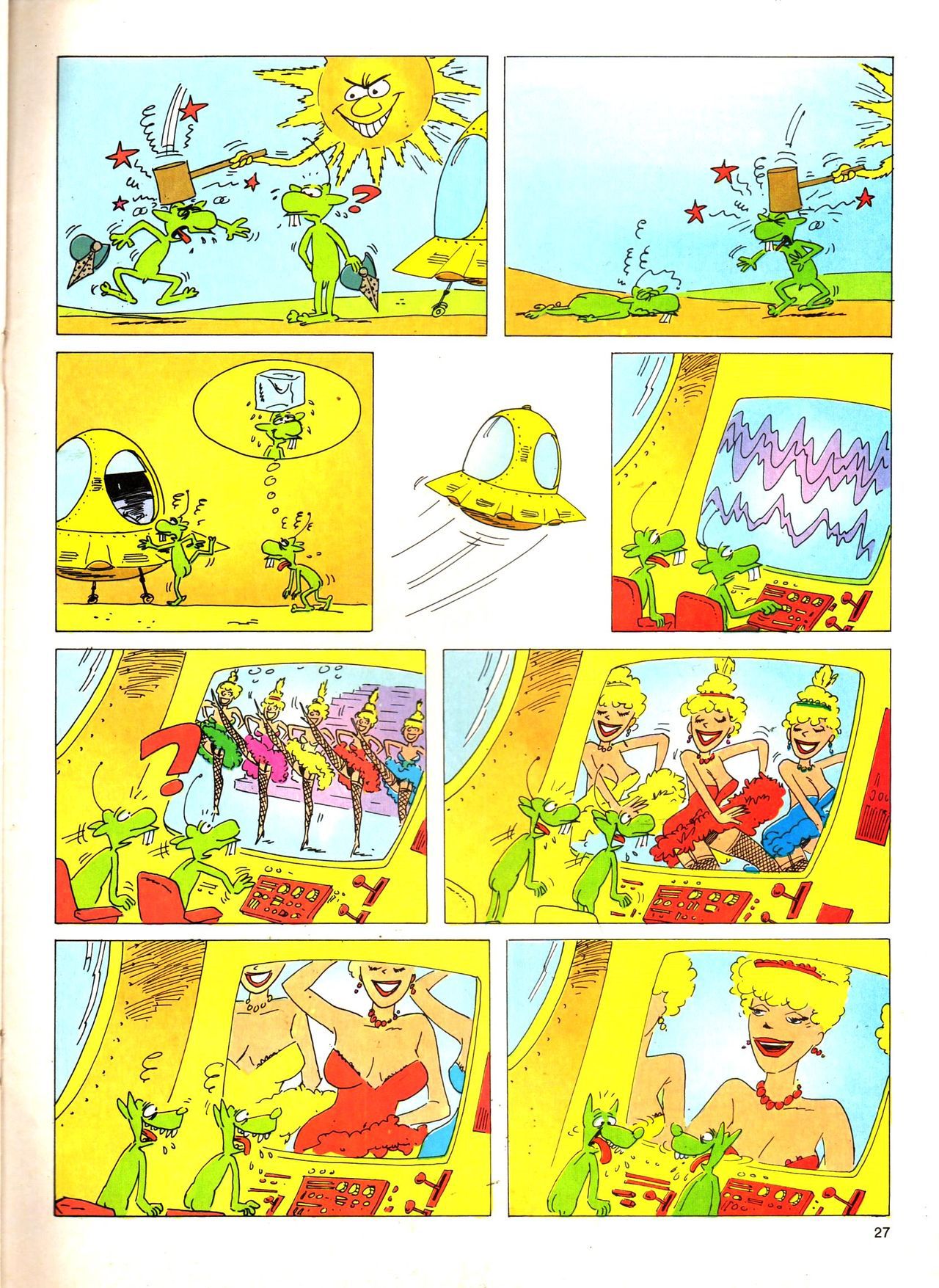 Het Is Groen En Het.. - 04 - Mag Ik Die Ballen.. OH, PARDON! (Dutch) Een oude humoristische serie van Pat Mallet 27