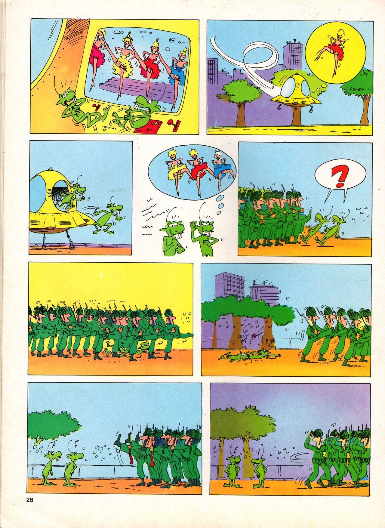 Het Is Groen En Het.. - 04 - Mag Ik Die Ballen.. OH, PARDON! (Dutch) Een oude humoristische serie van Pat Mallet 28