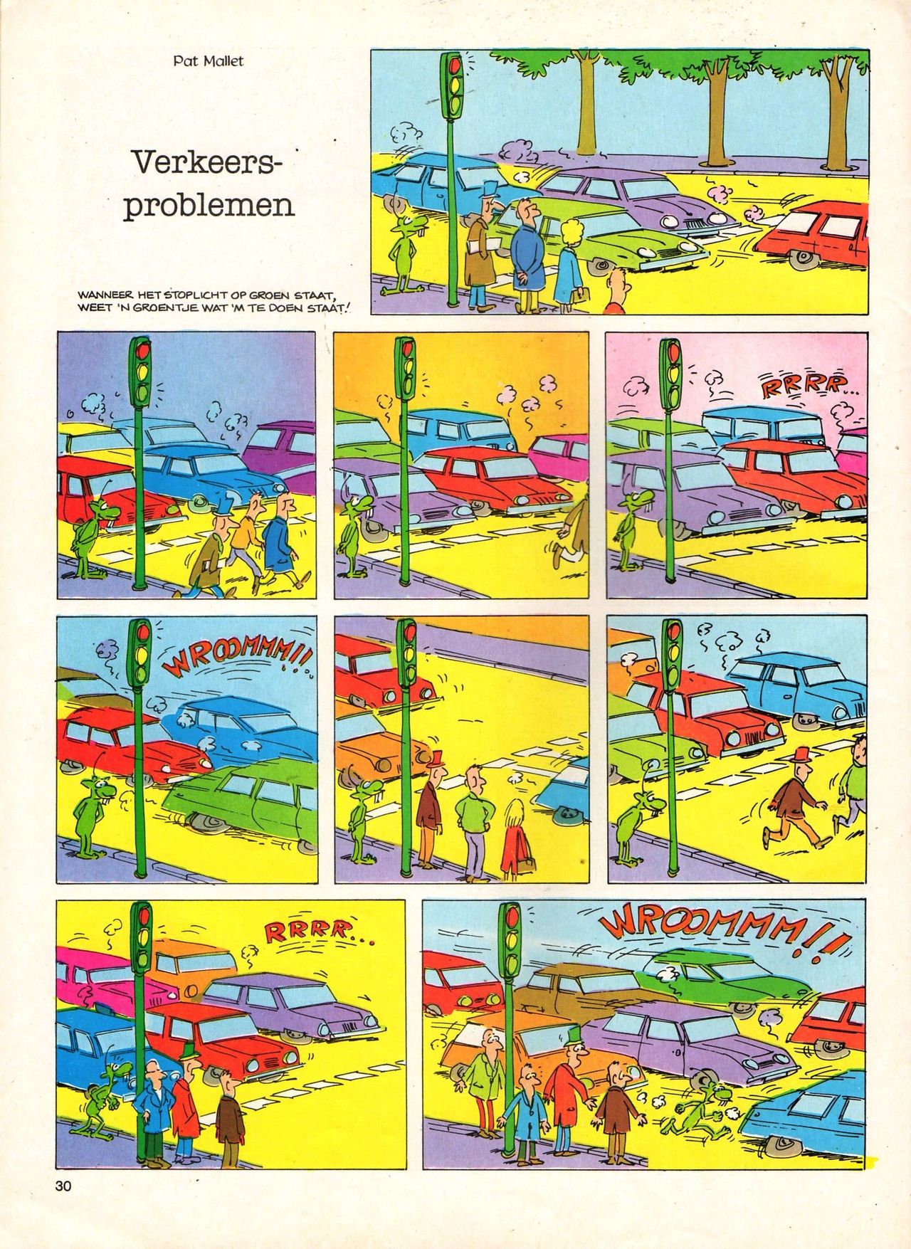 Het Is Groen En Het.. - 04 - Mag Ik Die Ballen.. OH, PARDON! (Dutch) Een oude humoristische serie van Pat Mallet 30
