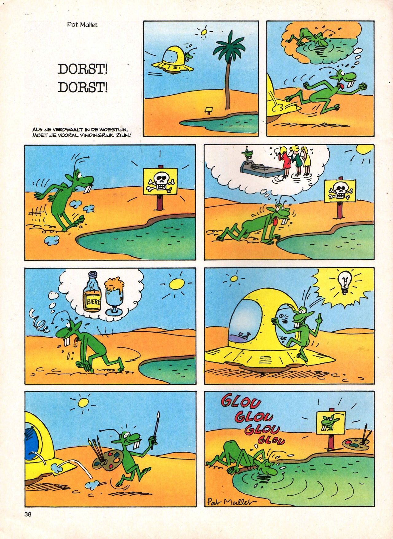 Het Is Groen En Het.. - 04 - Mag Ik Die Ballen.. OH, PARDON! (Dutch) Een oude humoristische serie van Pat Mallet 38