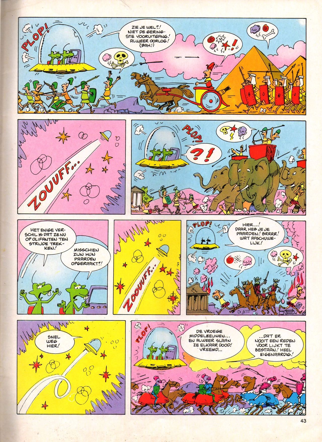 Het Is Groen En Het.. - 04 - Mag Ik Die Ballen.. OH, PARDON! (Dutch) Een oude humoristische serie van Pat Mallet 43