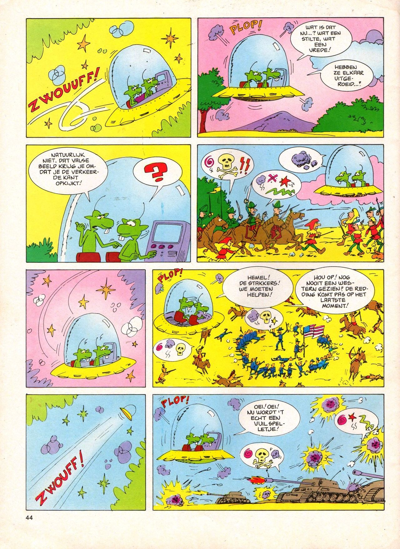 Het Is Groen En Het.. - 04 - Mag Ik Die Ballen.. OH, PARDON! (Dutch) Een oude humoristische serie van Pat Mallet 44
