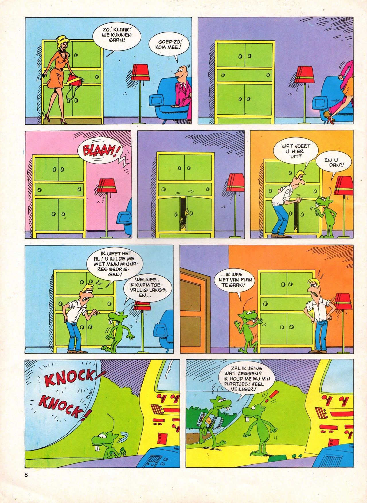 Het Is Groen En Het.. - 04 - Mag Ik Die Ballen.. OH, PARDON! (Dutch) Een oude humoristische serie van Pat Mallet 8