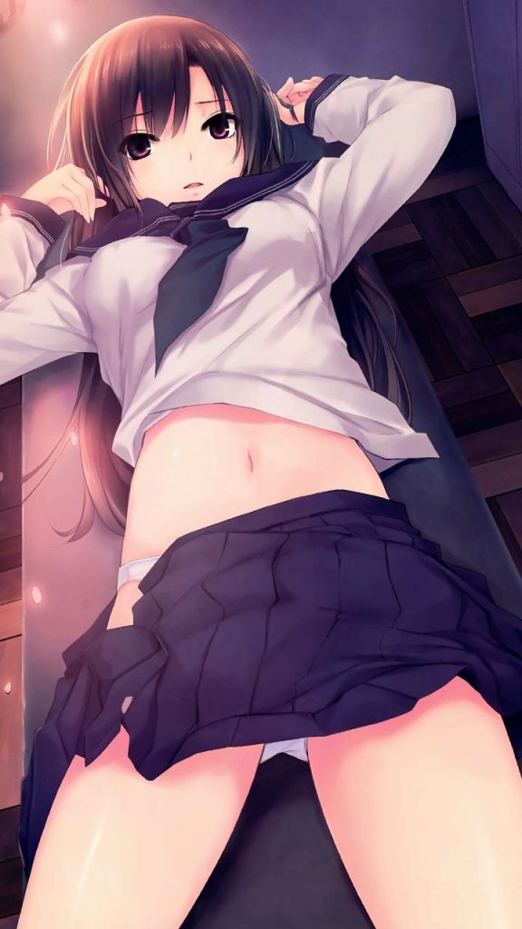 Erotic images of the girl wearing a school uniform! ONA Shasu 1