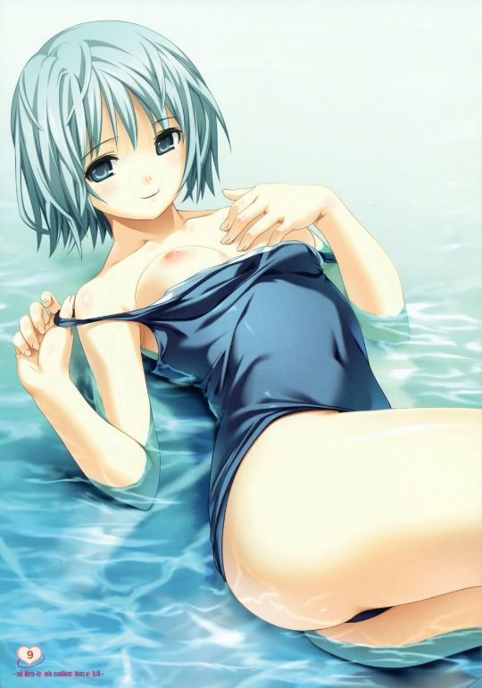 Erotic wallpapers [2D] cute girl's being perpetrated in the water risk (45 cards) 21