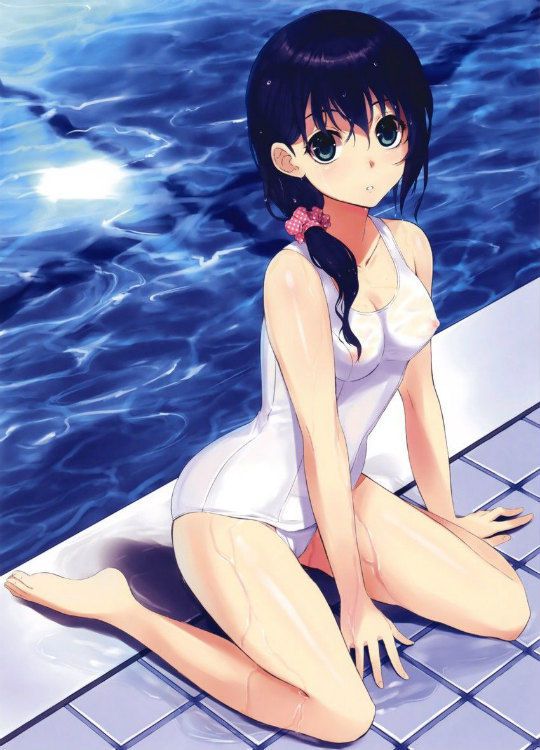 Erotic wallpapers [2D] cute girl's being perpetrated in the water risk (45 cards) 31