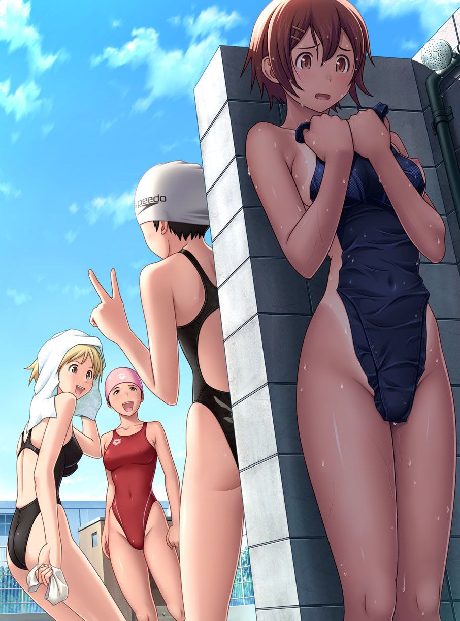 Two-dimensional erotic pictures of the swimsuit. 12