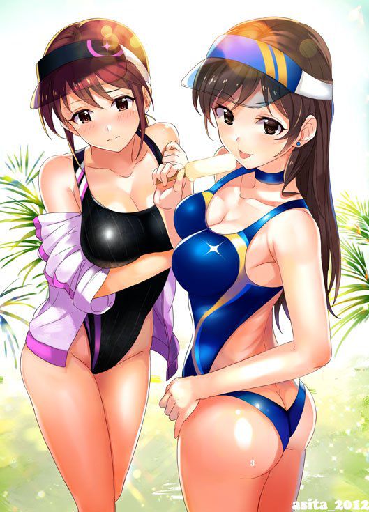 Two-dimensional erotic pictures of the swimsuit. 19